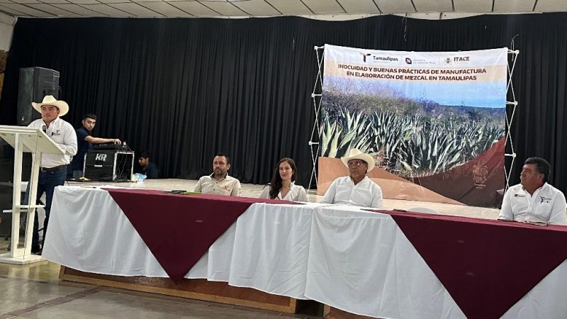 Imparten taller para la elaboración del mezcal