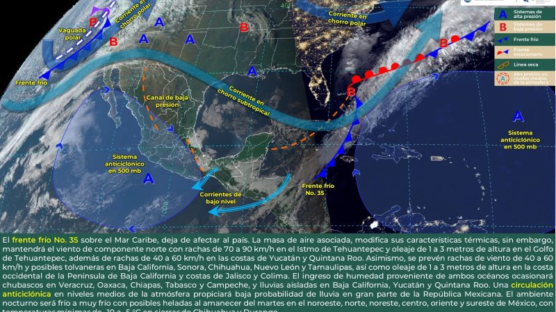Se pronostican heladas para hoy martes con temperaturas de hasta 0 grados en Tamaulipas
