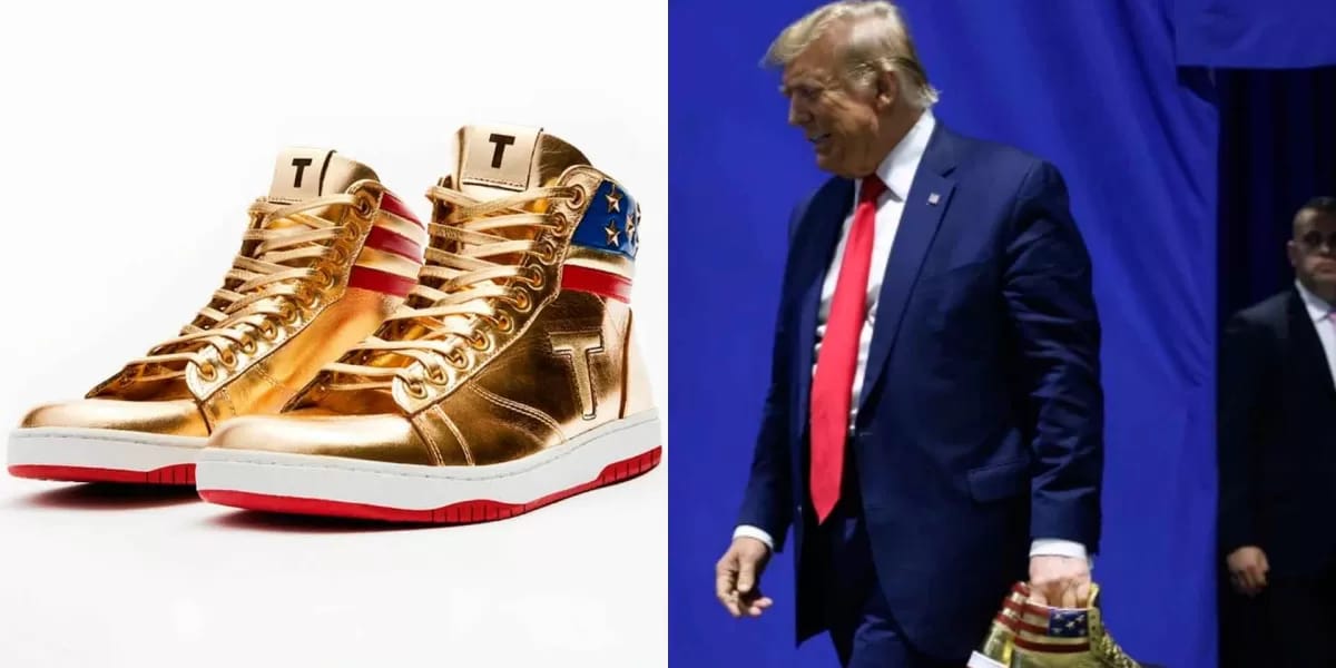 #Viral | Donald Trump lanza línea de tenis exclusivos