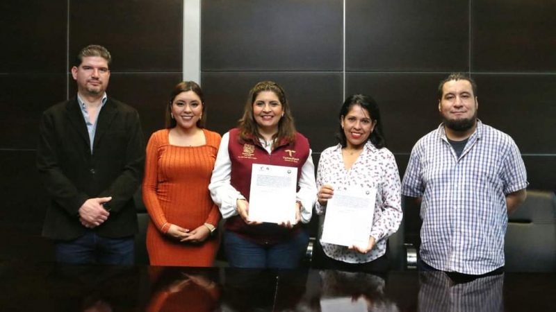 Para impulsar acciones a favor del medio ambiente y bienestar animal, SEDUMA y la asociación Knproyect formalizaron un convenio en Victoria