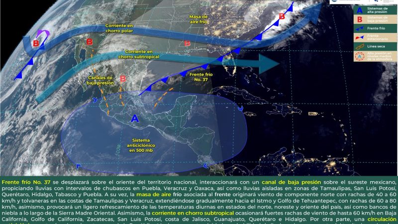 Clima Tamaulipas 24 Febrero 2024