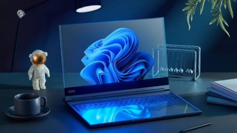 Así es la primera laptop con pantalla transparente e Inteligencia Artificial.