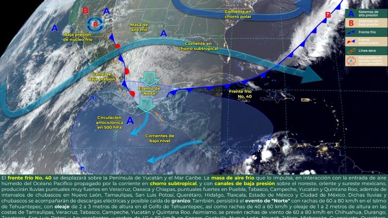 Pronóstico del tiempo para Tamaulipas 20 Marzo 2024