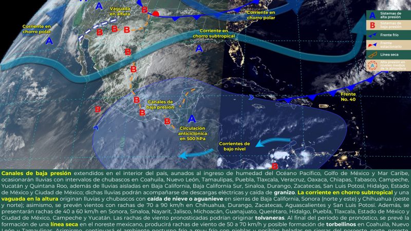 Pronóstico del tiempo para Tamaulipas 21 Marzo 2024