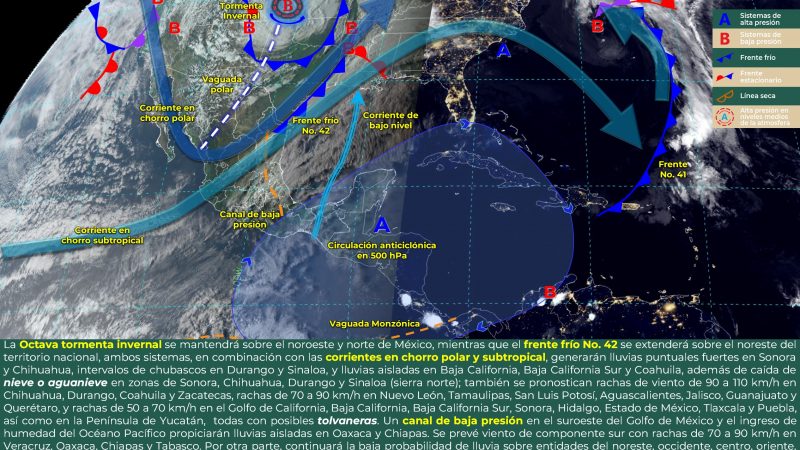 Pronóstico del tiempo para Tamaulipas 26 Marzo 2024