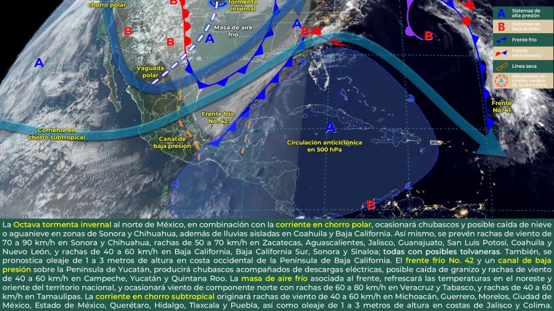 Pronóstico del tiempo para Tamaulipas 27 MARZO 2024
