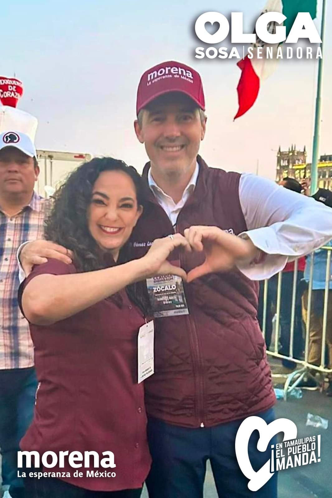 Inician la campaña por Morena Claudia Sheinbaum, Olga Sosa Ruiz y JR Gómez Leal