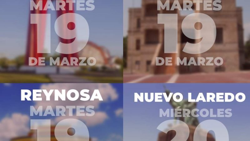 La Dra. Claudia Sheinbaum, candidata de Morena, visitara Tamaulipas en un histórico evento de campaña