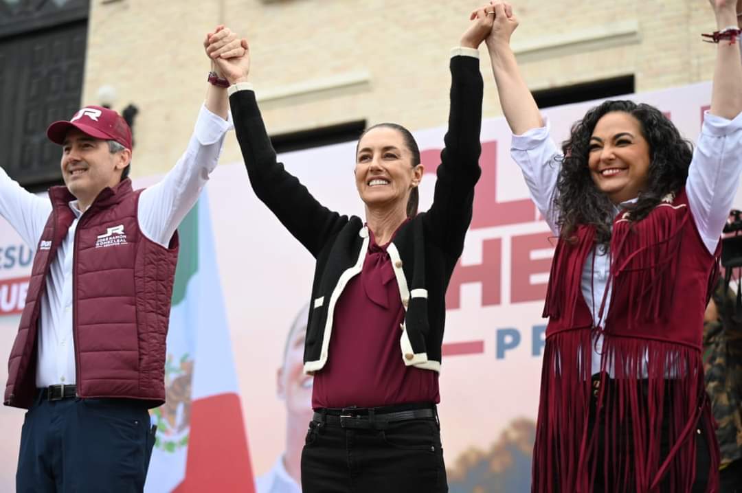 Multitudinario evento en Matamoros da respaldo a Claudia Sheinbaum