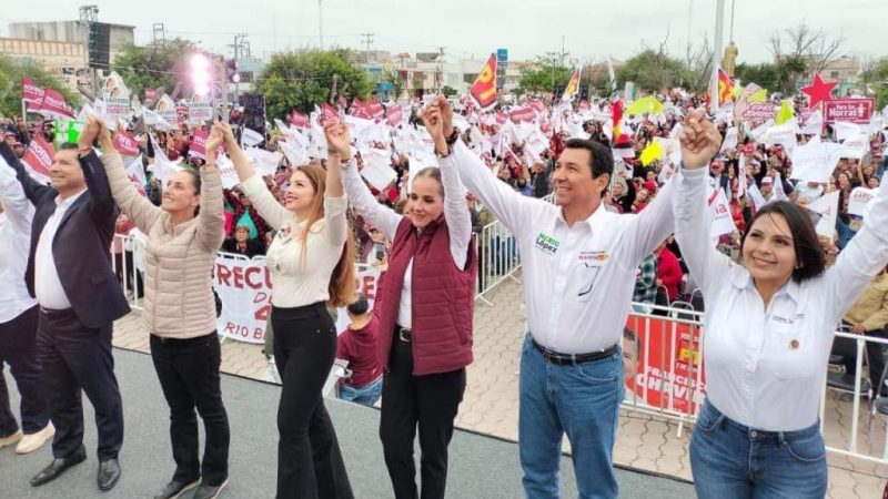 ¡Cendy Robles da Bienvenida a Claudia Sheinbaum a Río Bravo!