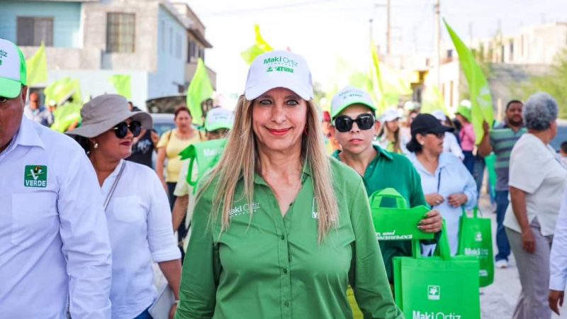 El Verde brilla en Matamoros; respaldo para Maki Ortiz en camino al Senado