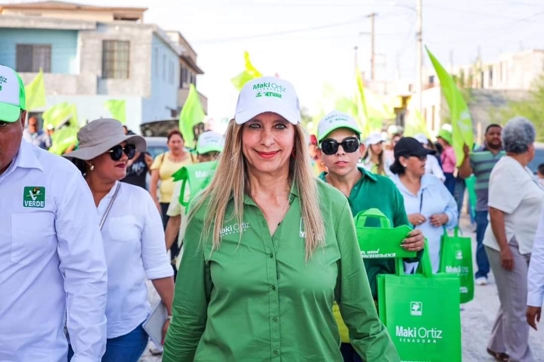 El Verde brilla en Matamoros; respaldo para Maki Ortiz en camino al Senado