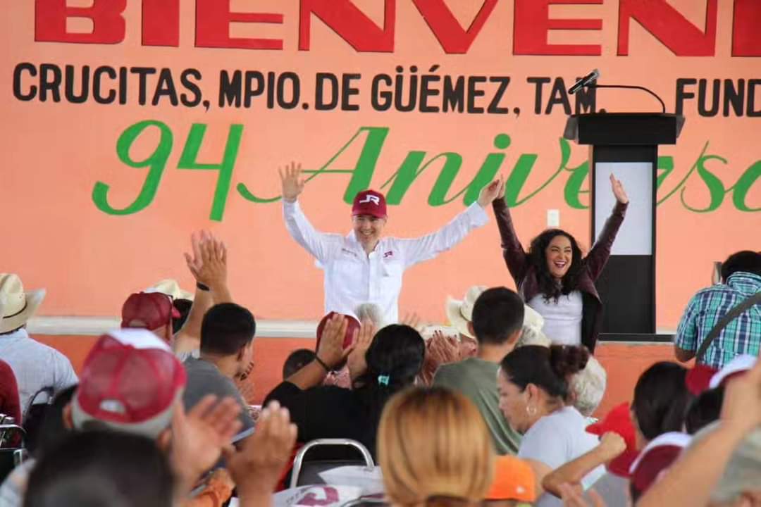 Olga Sosa promete mayor impulso al campo y bienestar en Güémez con Claudia Sheinbaum