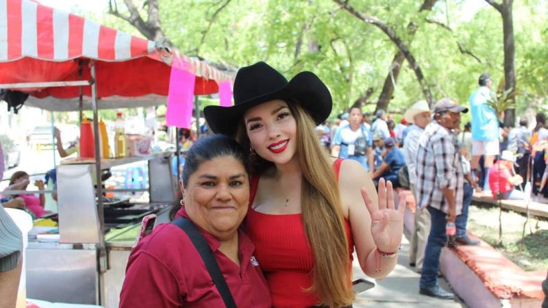 Cendy Robles, candidata del PT, protagoniza una jornada festiva en el San Marcazo