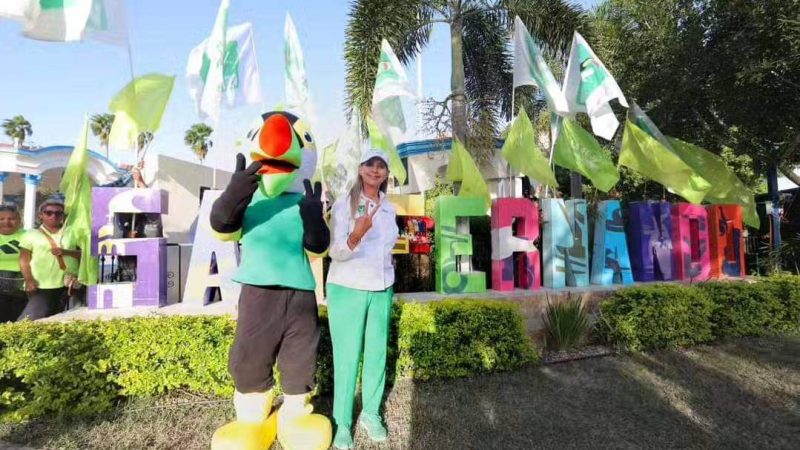 Vecinos de San Fernando respaldan a Maki Ortiz y al Partido Verde