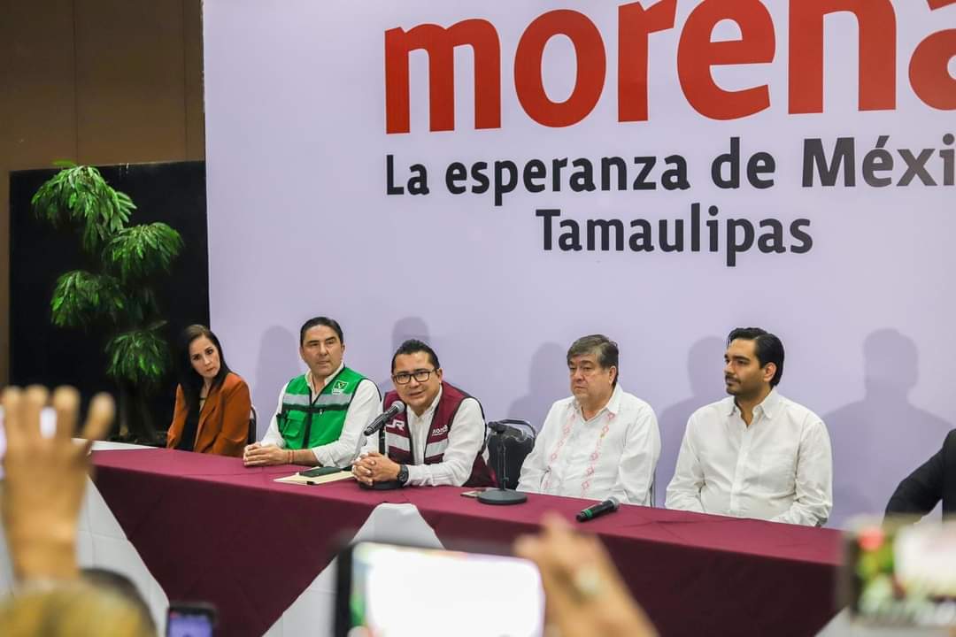 En medio de ambiente tenso avalan reelección de Carlos Peña por Morena en Reynosa
