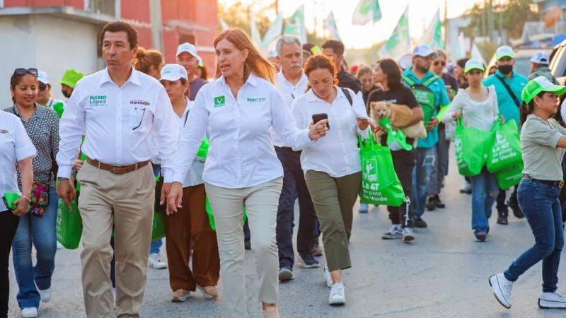 Los candidatos del partido verde reciben respaldo de los ciudadanos en Matamoros