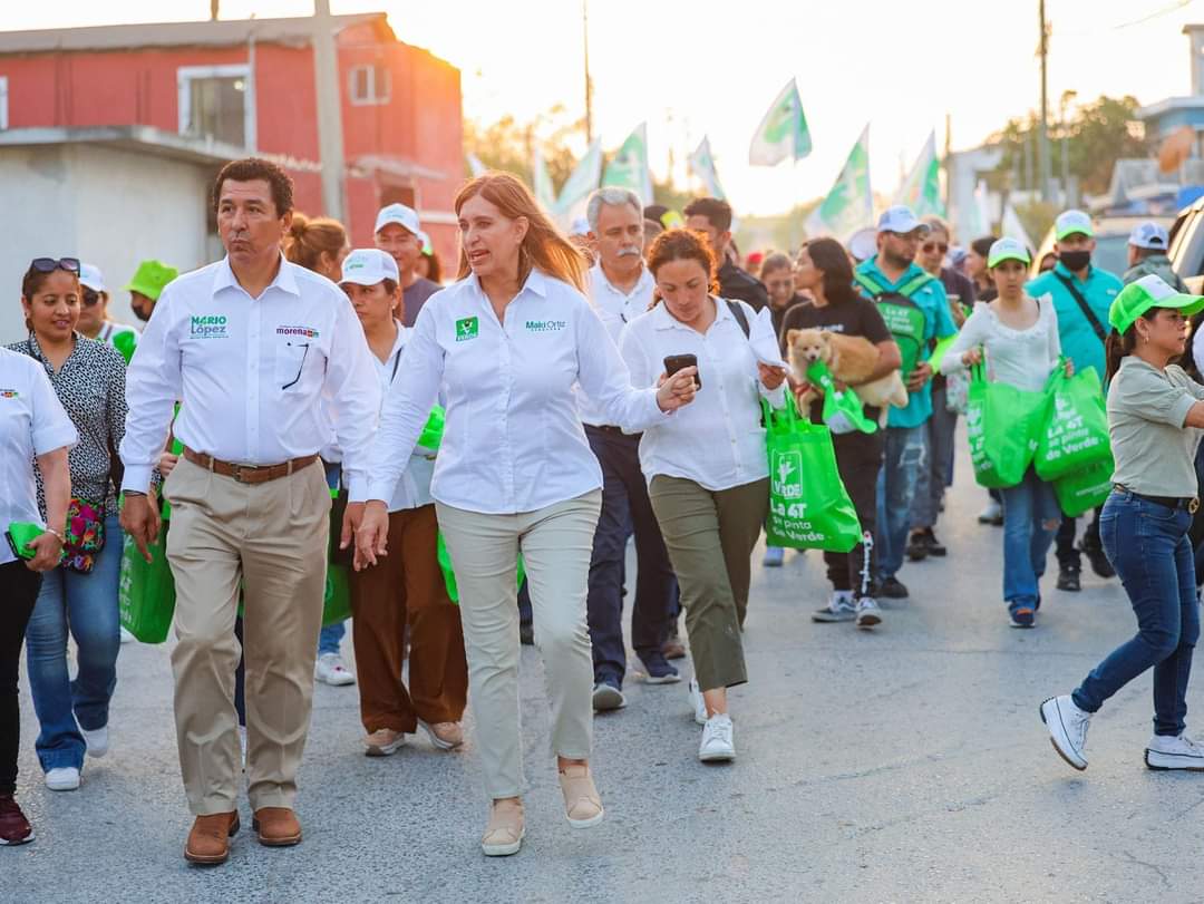 Los candidatos del partido verde reciben respaldo de los ciudadanos en Matamoros