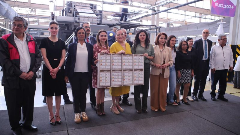 Inicia producción de boletas para elecciones 2024