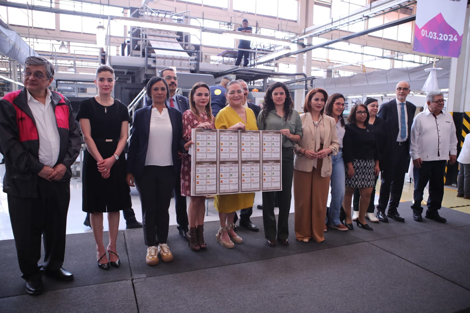 Inicia producción de boletas para elecciones 2024