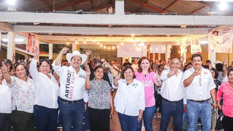 «Ocampo brinda apoyo a la Coalición Fuerza y Corazón por México»