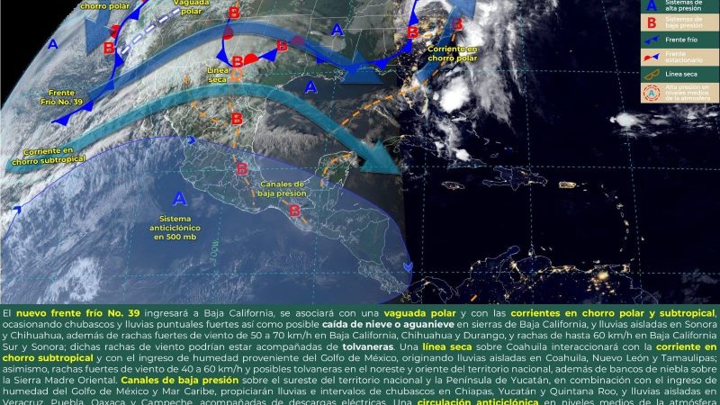 Pronóstico del tiempo para Tamaulipas 7 Marzo 2024