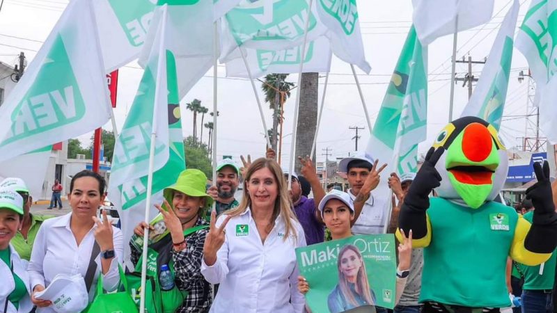 Respaldan apoyo a Maki en Díaz Ordaz: Celebran apoyo al Partido Verde