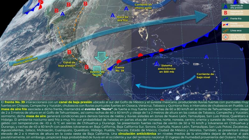 Pronóstico del tiempo para Tamaulipas 12 Marzo 2024