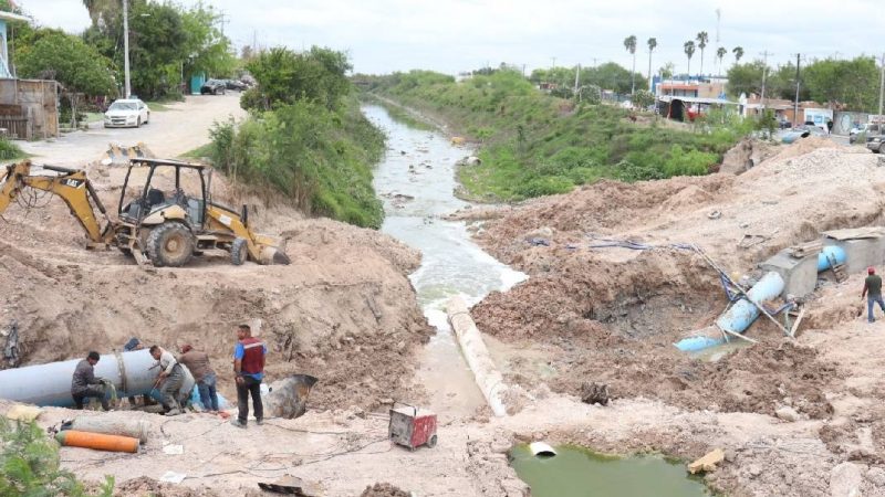 Las colonias de Reynosa continúan enfrentando problemas de suministro de agua debido a la obra de reposición de tuberías
