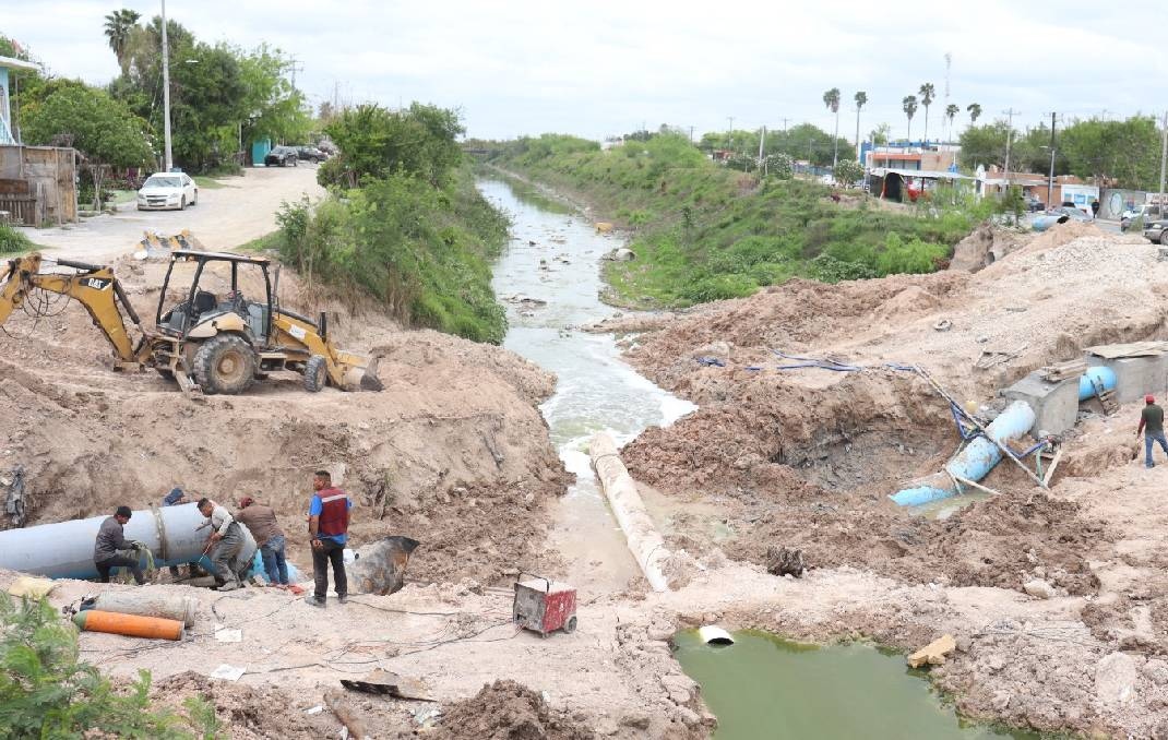 Las colonias de Reynosa continúan enfrentando problemas de suministro de agua debido a la obra de reposición de tuberías