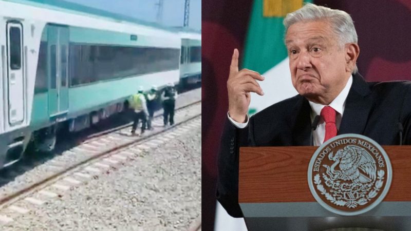 «¿Sabotaje o Accidente? López Obrador Anuncia Investigación sobre el Descarrilamiento del Tren Maya»