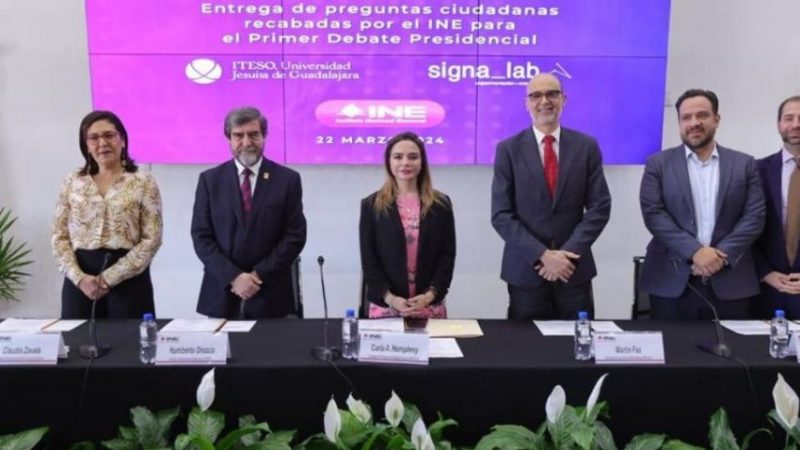 El INE recibió 24 mil preguntas para el primer debate presidencial; 108 serán seleccionadas