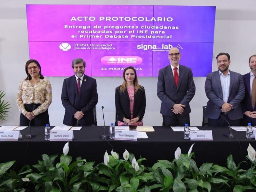 El INE recibió 24 mil preguntas para el primer debate presidencial; 108 serán seleccionadas
