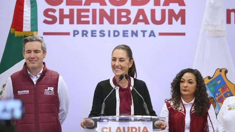 Claudia Sheinbaum lleva su campaña presidencial a Tamaulipas