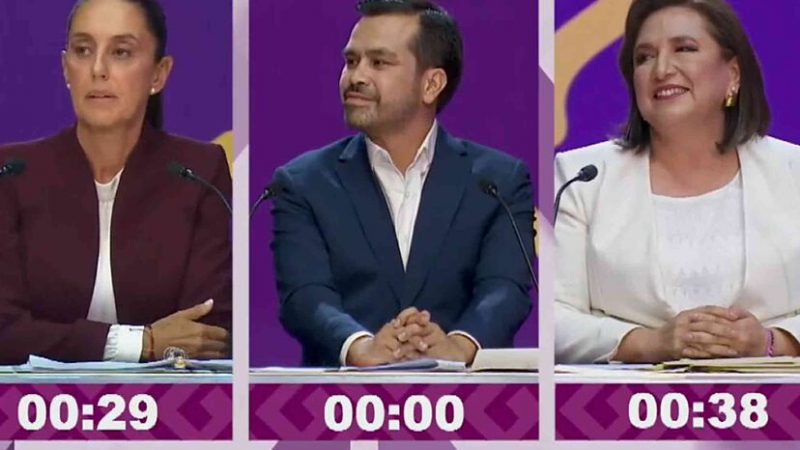 Primer debate presidencial concluye entre acusaciones y reclamos