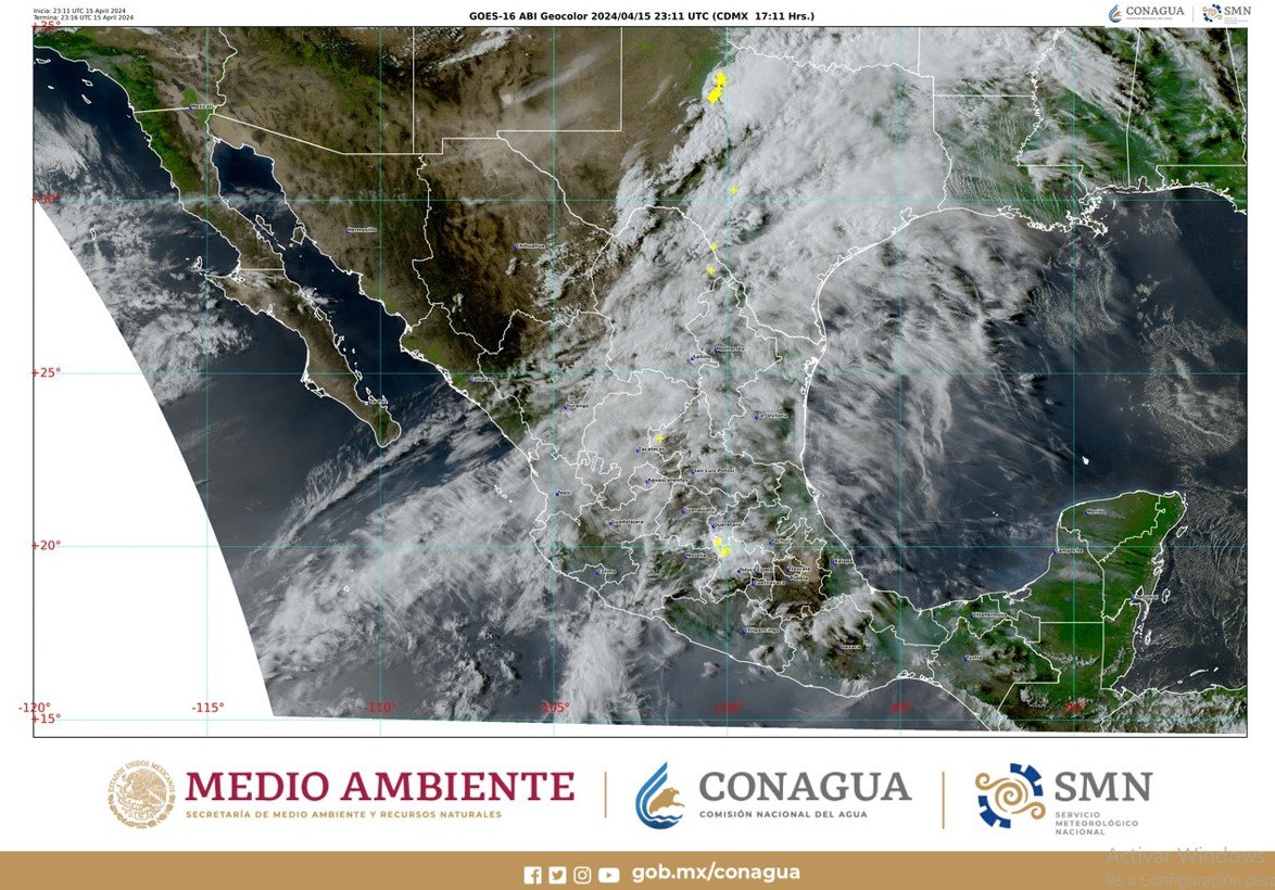 Pronóstico del tiempo para Tamaulipas 16 Abril 2024
