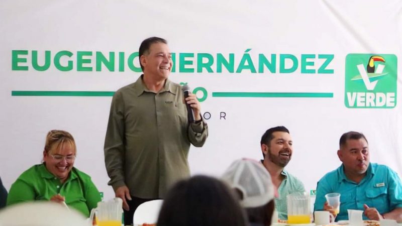 Eugenio Hernández Flores se compromete a impulsar el bienestar de adultos mayores junto a Claudia Sheinbaum