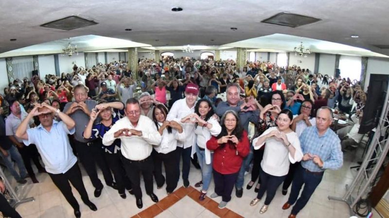 Valle Hermoso respalda a Olga Sosa y JR de Morena en su camino al Senado