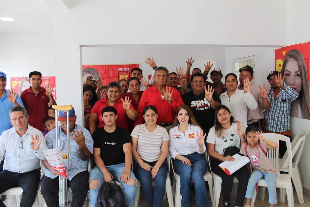 Cendy Robles lleva su mensaje de cambio y servicio a Xicoténcatl