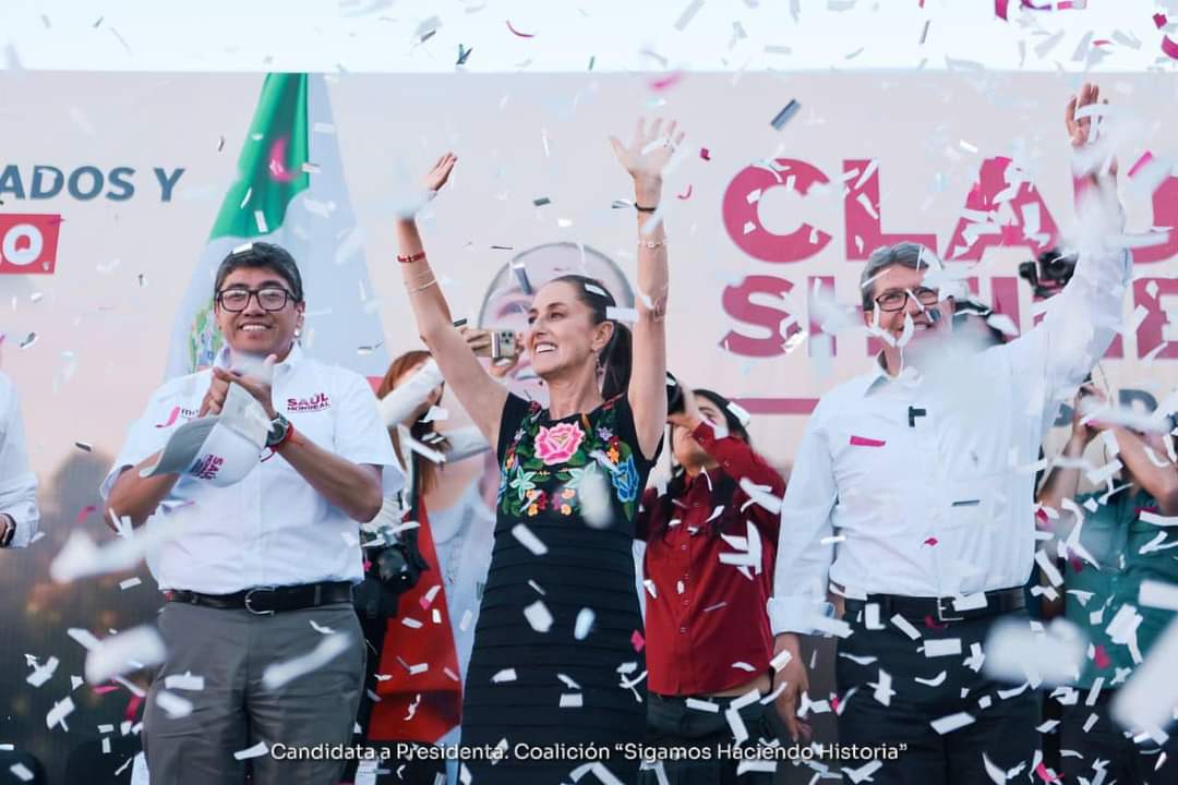 Claudia Sheinbaum recibe apoyo masivo en su primer mes de campaña rumbo a la presidencia