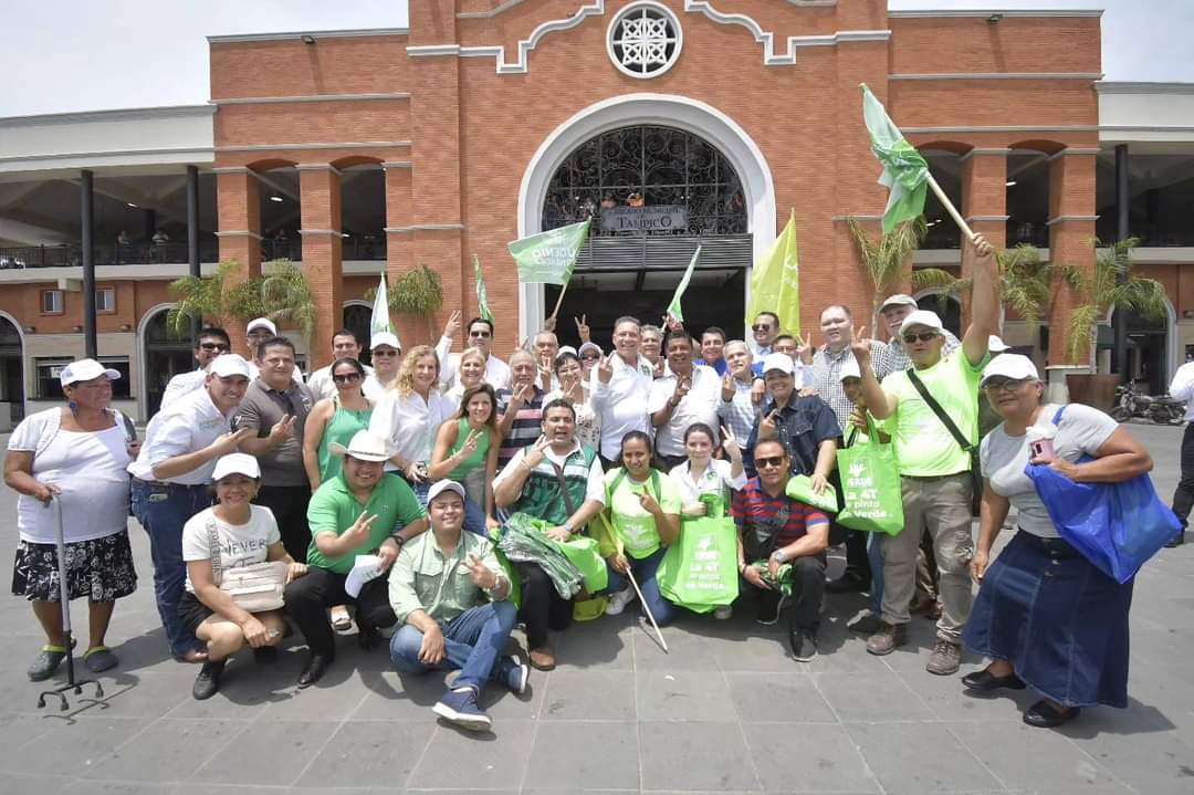 Fórmula del Verde al Senado muestra crecimiento en preferencias electorales en Tampico