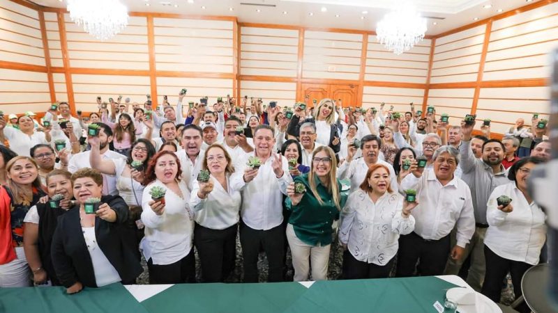 Maestros respaldan a Maki y Eugenio con el Partido Verde en la búsqueda del triunfo de la 4T.