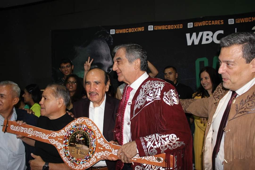 Presentan el ‘Cinturón Tamaulipas WBC’ en honor a los 200 años del estado