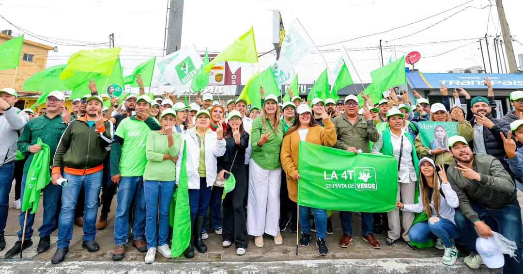 Brigada revela apoyo masivo a Maki Ortiz en Reynosa para llevarla al Senado junto a Eugenio Hernández