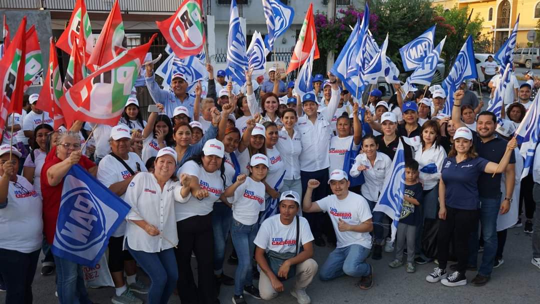 Imelda Sanmiguel y Luis Cachorro Cantu recorren Reynosa para escuchar las demandas de los ciudadanos