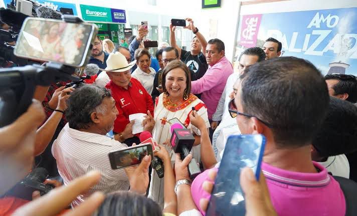 Xóchitl Gálvez acusa a Morena de presionar al INE para eliminar preguntas del público en el segundo debate presidencial