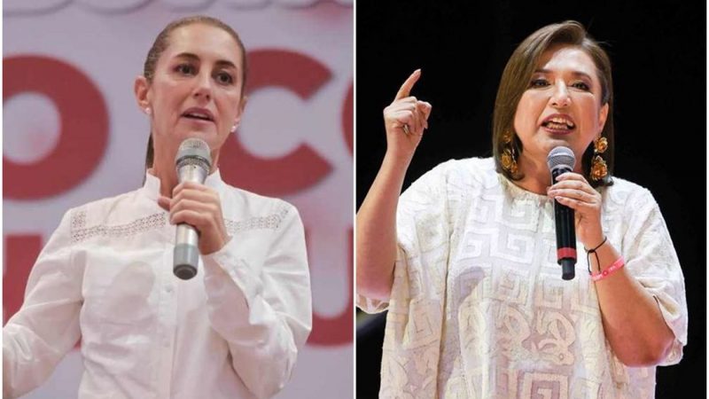 Sheinbaum critica a Xóchitl Gálvez por uso ilegal del logo del INE en campaña