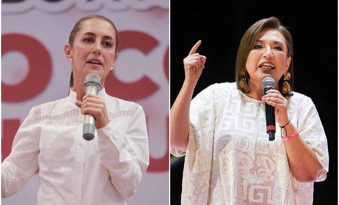 Sheinbaum critica a Xóchitl Gálvez por uso ilegal del logo del INE en campaña