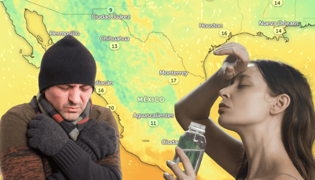 «Frente frío provoca contraste extremo de temperaturas en México»