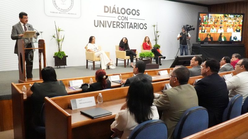 Inaugura rector de la UAT diálogos de universitarios con candidatas al Senado de la República